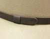 Closeup of leather strap
