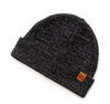 Mystery Beanie | Black | Leather label