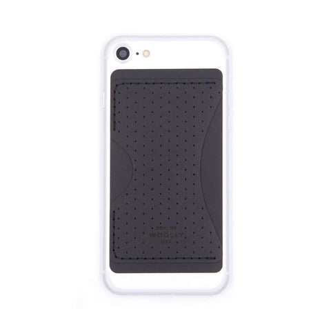 Stick-on Card wallet iphone shown in images (black)